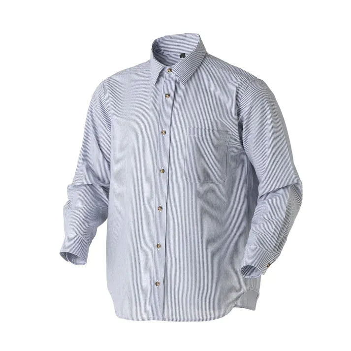 ヒッコリーシャツ 3L ネイビー