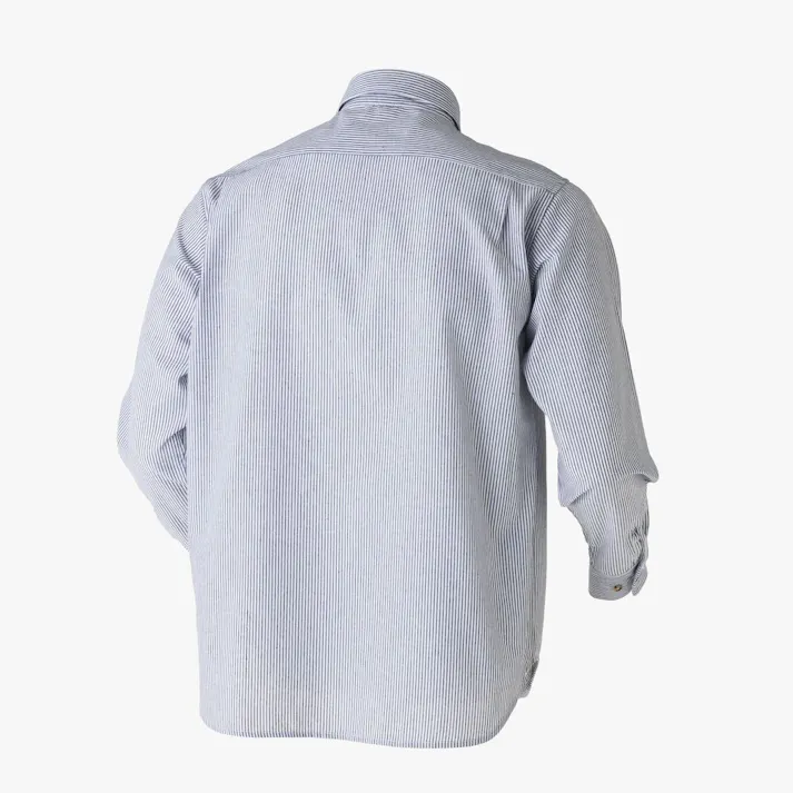 ヒッコリーシャツ 3L ネイビー