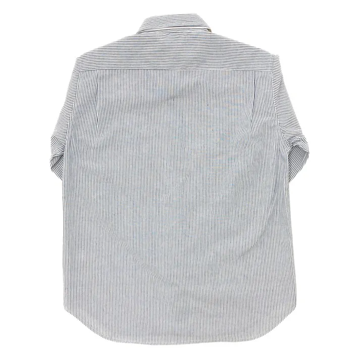 ヒッコリーシャツ 3L ネイビー