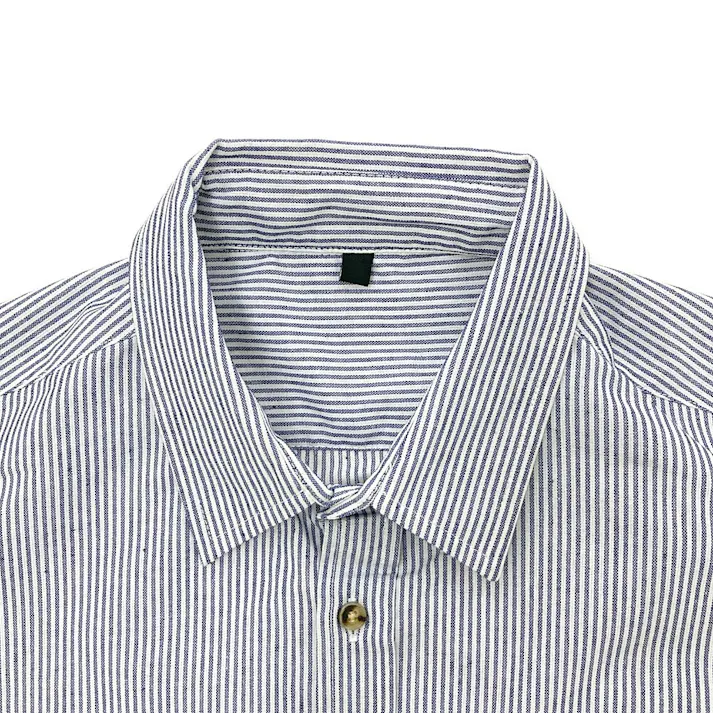 ヒッコリーシャツ 3L ネイビー