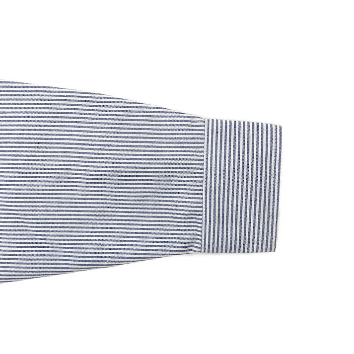 ヒッコリーシャツ 3L ネイビー