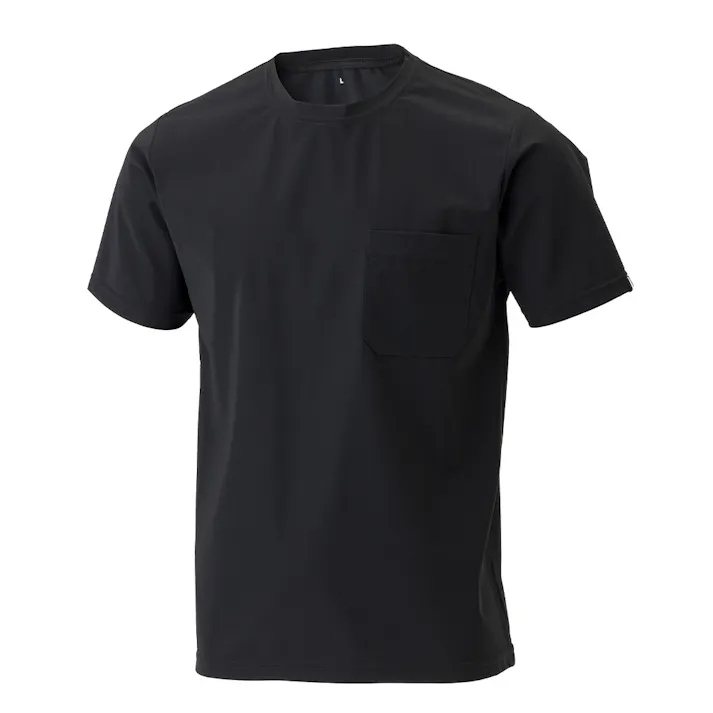 2WAYストレッチ Tシャツ 半袖 LL ブラック