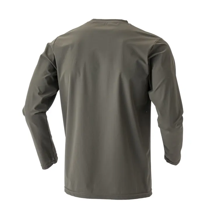 カインズ 2WAYストレッチ Tシャツ 長袖 カーキ M