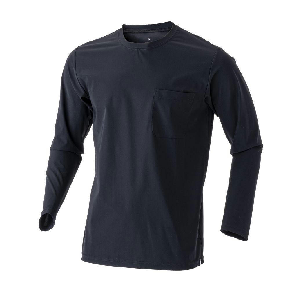 カインズ 2WAYストレッチ Tシャツ 長袖 L ブラック シャツ・ブルゾン カインズ 2WAYストレッチ Tシャツ 長袖 L ブラック シャツ・ブルゾン