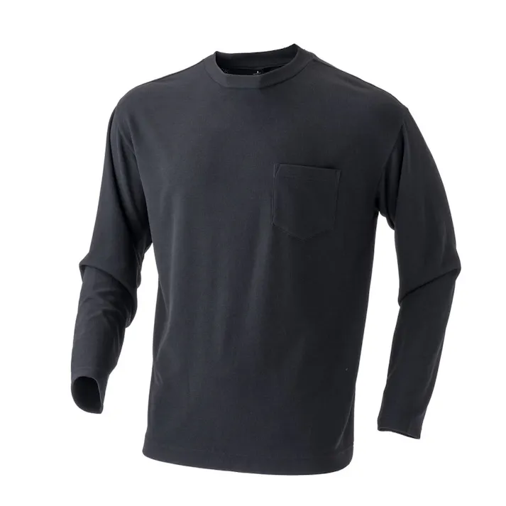 カインズ GDポケット付きメッシュTシャツ 長袖 ブラック M