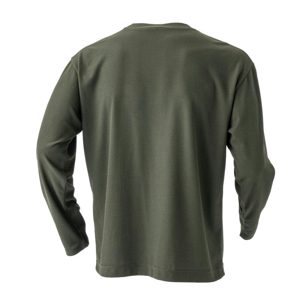 カインズ GDポケット付きメッシュTシャツ 長袖 M グリーン | 作業着