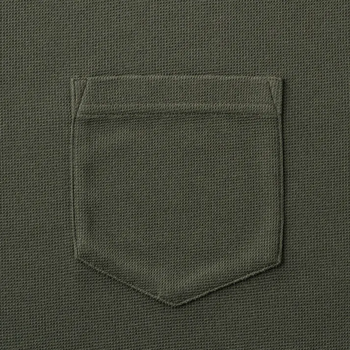 カインズ GDポケット付きメッシュTシャツ 長袖 LL グリーン