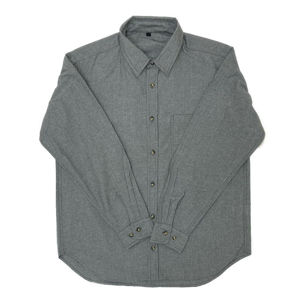 ダンガリーシャツ M ブラック