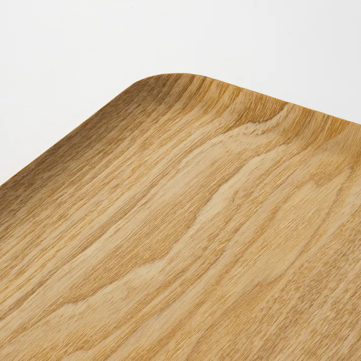 すべりにくい木製トレー L