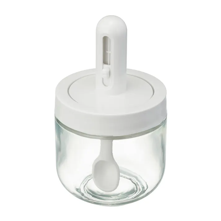 調味料ポット 丸 ホワイト