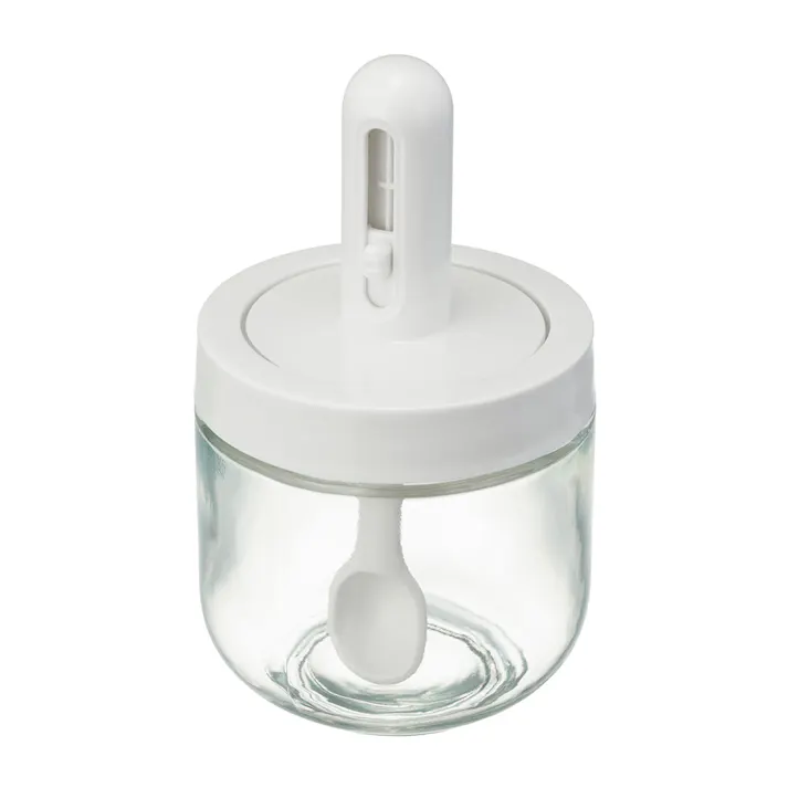 調味料ポット 丸 ホワイト