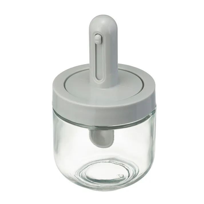 調味料ポット 丸 グレー