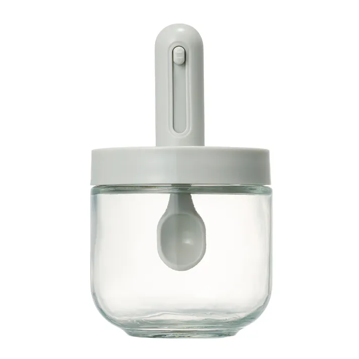 調味料ポット 丸 グレー