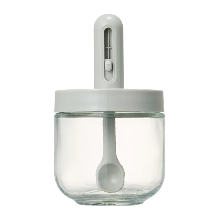 調味料ポット 丸 グレー