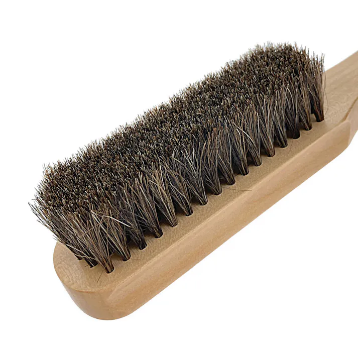 シューズケアブラシ ロング 馬毛