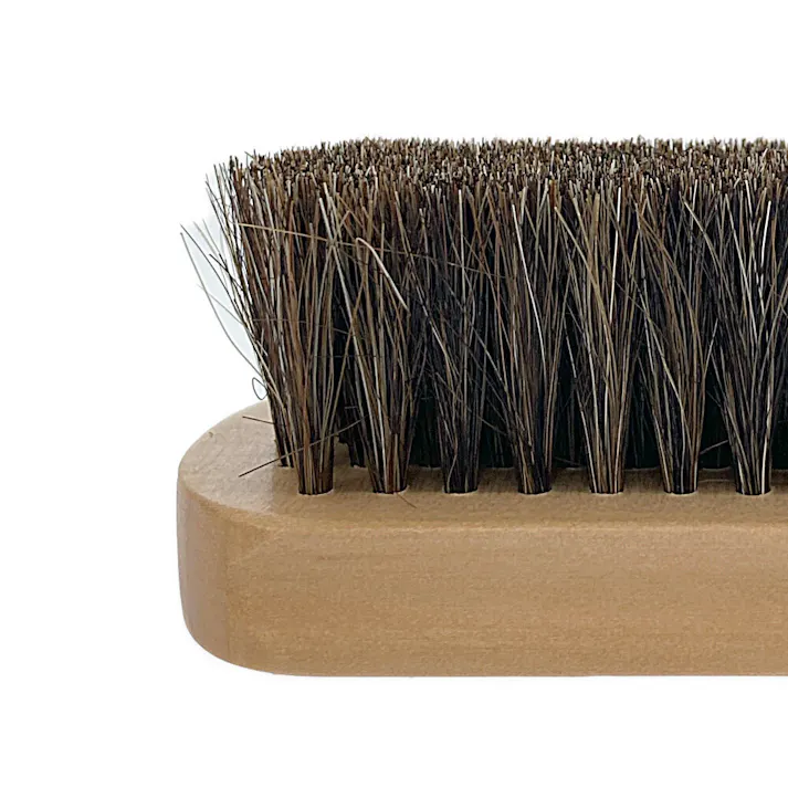 シューズケアブラシ ロング 馬毛