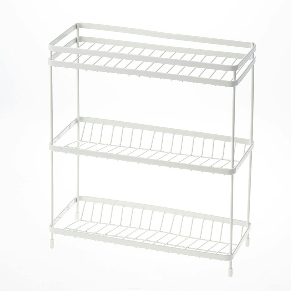 ワイヤーバスラック3段 浴室ラック