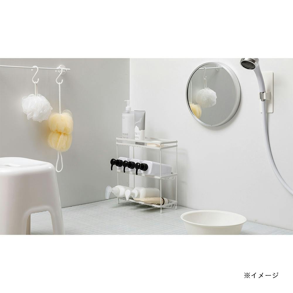 ワイヤーバスラック3段 | お風呂グッズ・サウナ用品 通販