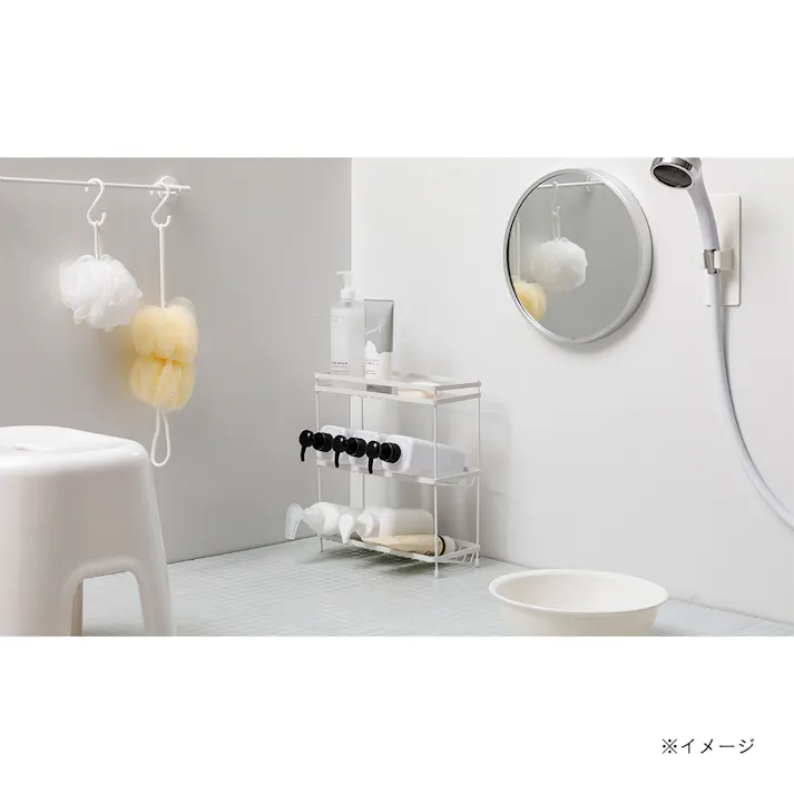 ワイヤーバスラック3段