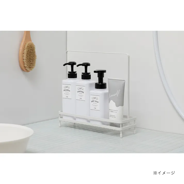 持ち運びができるワイヤーバスラック