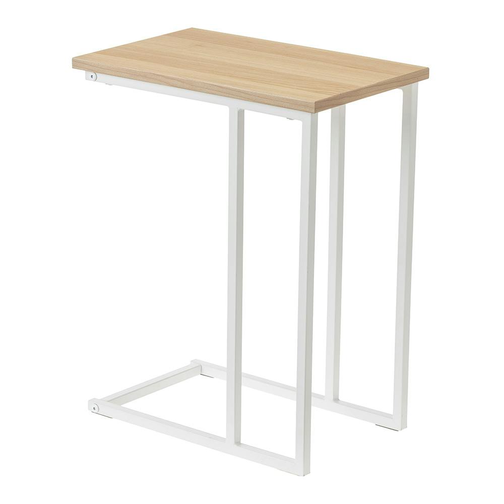 ソファにセットしやすいサイドテーブル ナチュラル C7 幅25cm 奥行40cm 高さ50cm