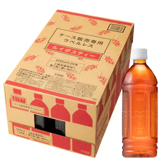【ケース販売】ルイボスティ ラベルレス 600ml×24本