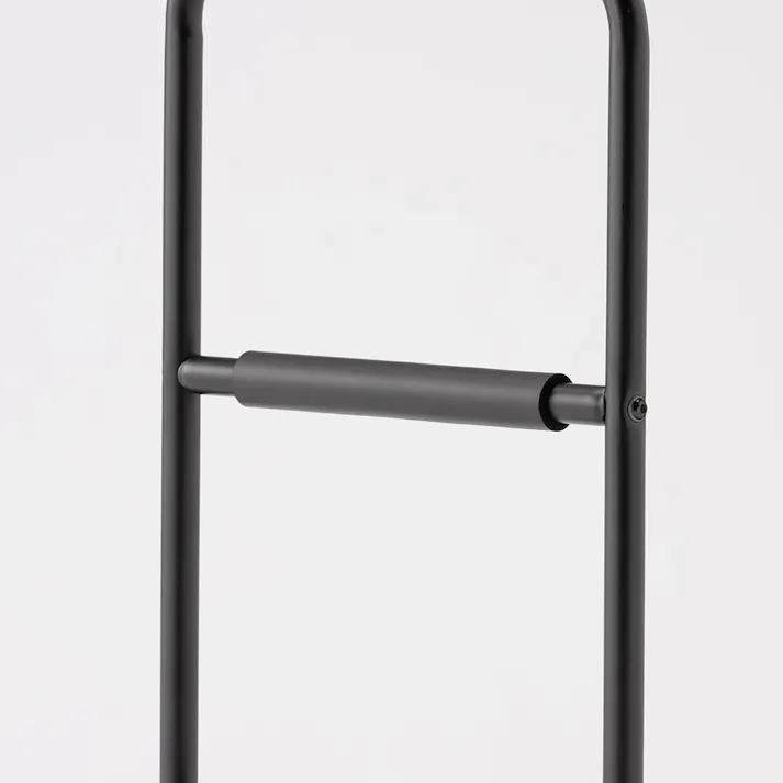 立ち上がりサポートステッキ3段 ブラック 幅43cm 奥行37.5cm 高さ81cm