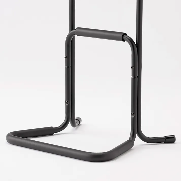 立ち上がりサポートステッキ3段 ブラック 幅43cm 奥行37.5cm 高さ81cm