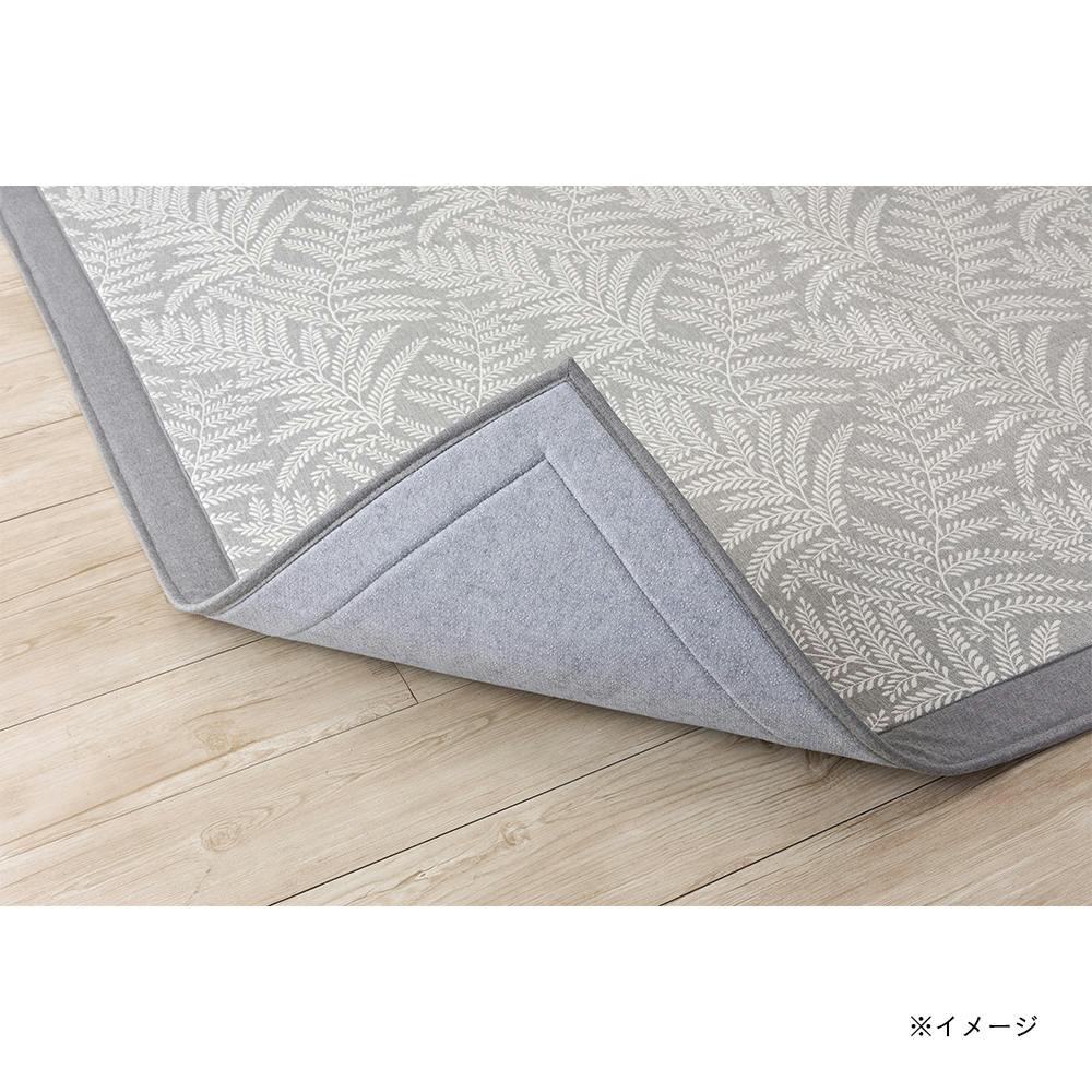 ＆Pet 洗えるラグ リーフ 185×185cm | ラグ・カーペット・マット 通販