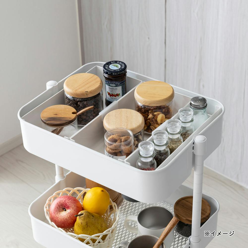 J23 キッチンワゴン ホワイト | キッチン収納・キッチン家具