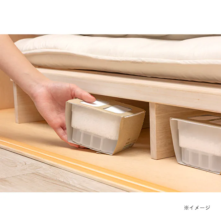 除湿剤が置ける高脚桐すのこ