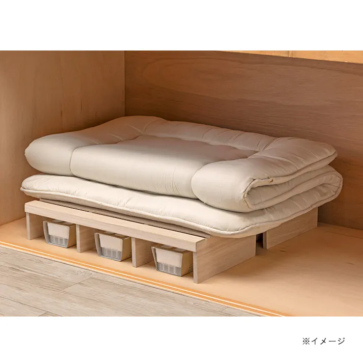 除湿剤が置ける高脚桐すのこ