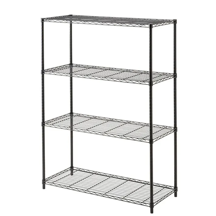 インテリアラック ストロング 4段 幅110cm ブラック M92