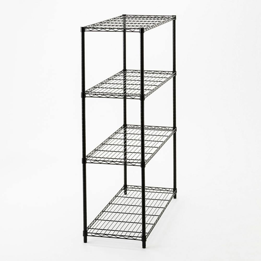 インテリアラック ストロング 4段 幅110cm ブラック M92