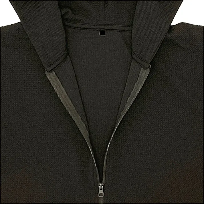 UVカット パーカー L ブラック