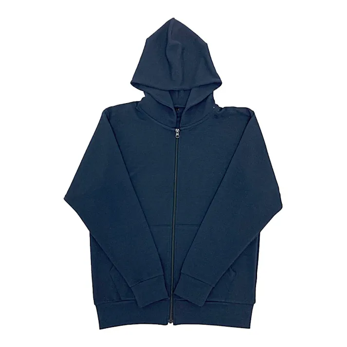 UVカット パーカー L ブルー