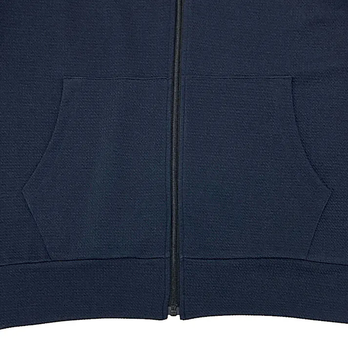 UVカット パーカー L ブルー