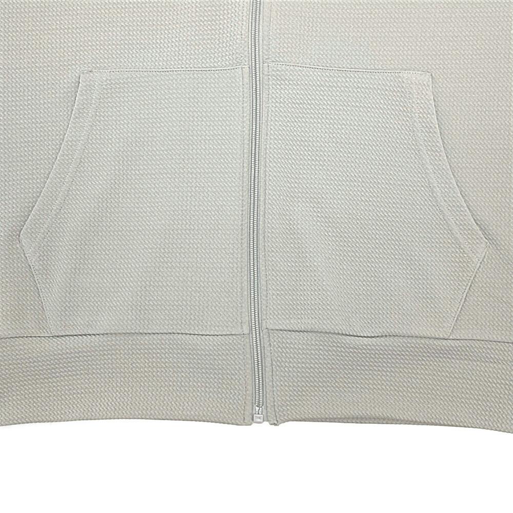 UVカット パーカー M ライトグレー | 作業着・作業服・安全靴