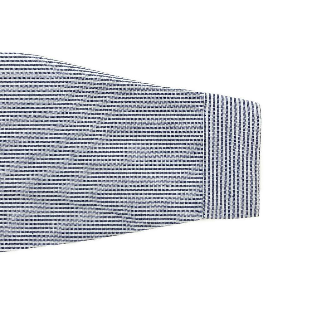 婦人ヒッコリーシャツ LL ネイビー | 作業着・作業服・安全靴 通販