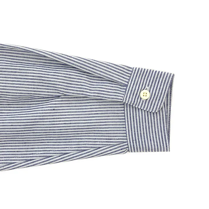 婦人ヒッコリーシャツ LL ネイビー