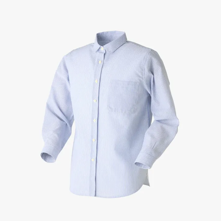 婦人ヒッコリーシャツ M ブルー