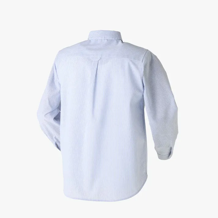 婦人ヒッコリーシャツ M ブルー