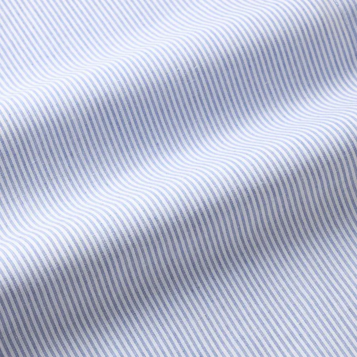 婦人ヒッコリーシャツ M ブルー