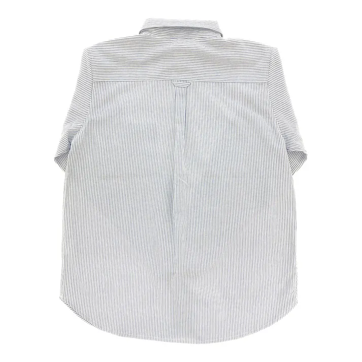 婦人ヒッコリーシャツ M ブルー