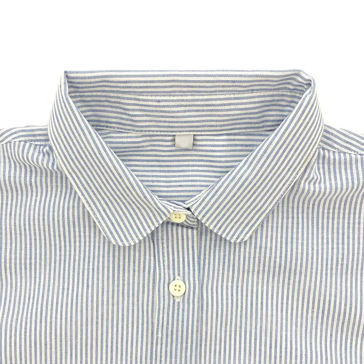 婦人ヒッコリーシャツ M ブルー