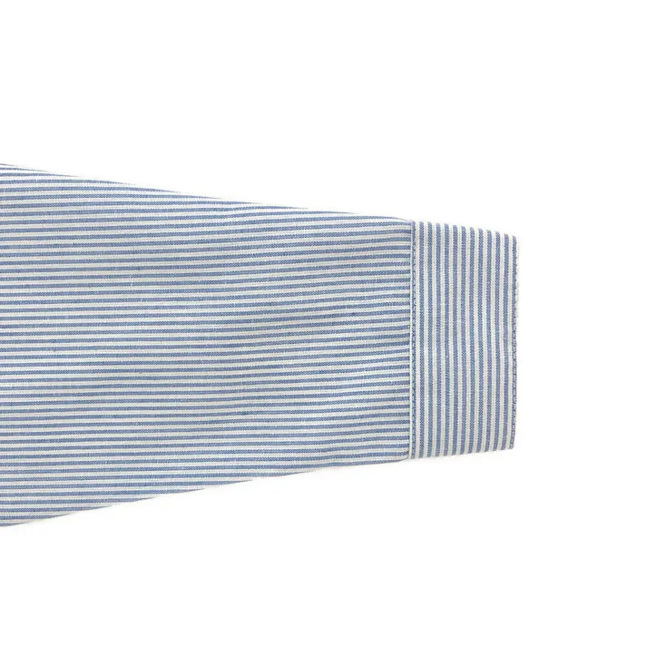 婦人ヒッコリーシャツ M ブルー