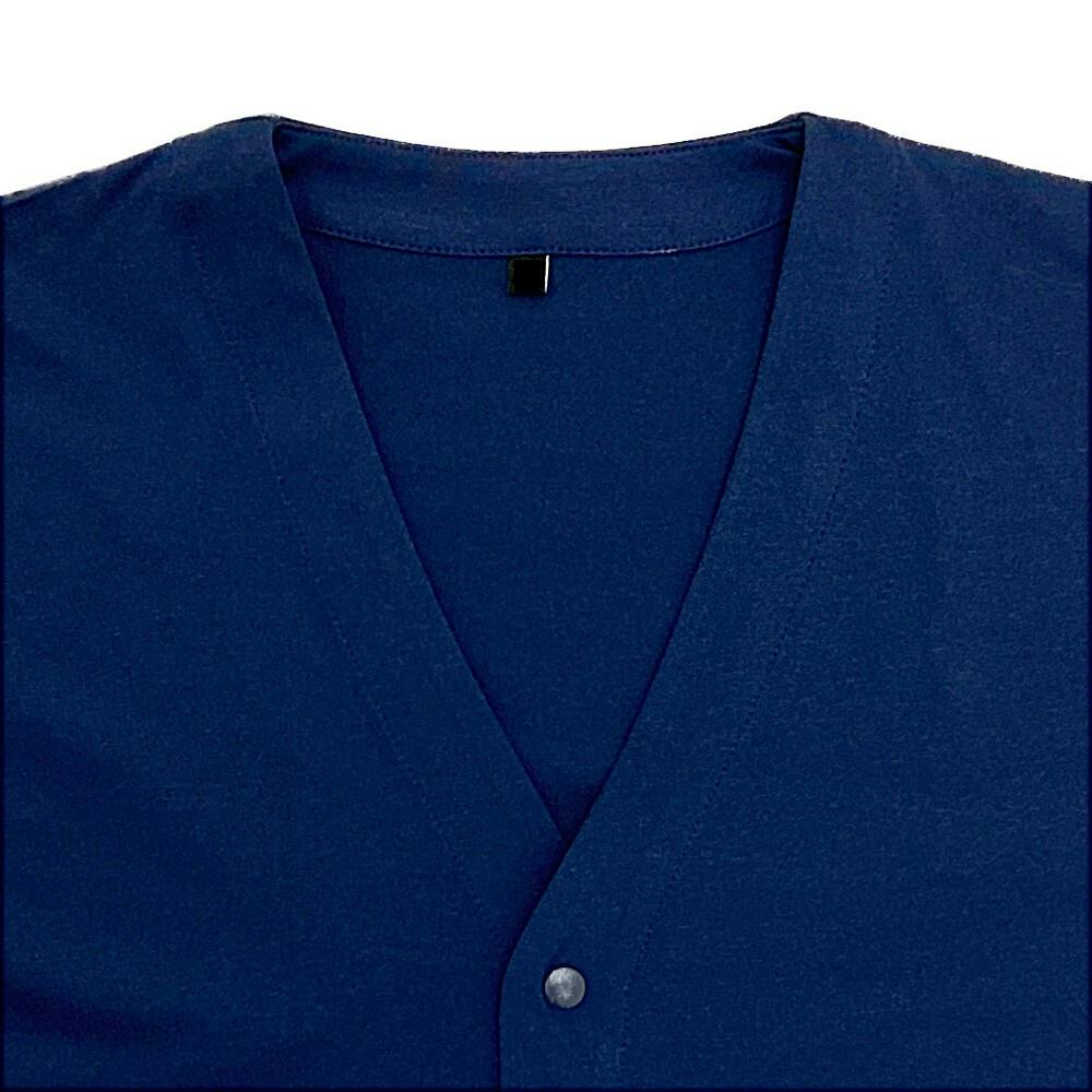 UVカットV首ジャケット LL ネイビー | 作業着・作業服・安全靴 通販