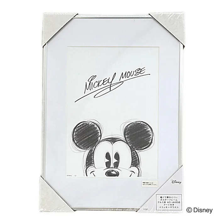 カインズ 軽くて割れにくいポスターフレーム アルミ枠 A3サイズ ミッキーマウス