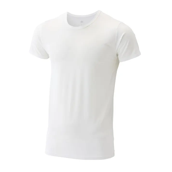 紳士 ひんやりインナーTシャツ 丸首 L ホワイト