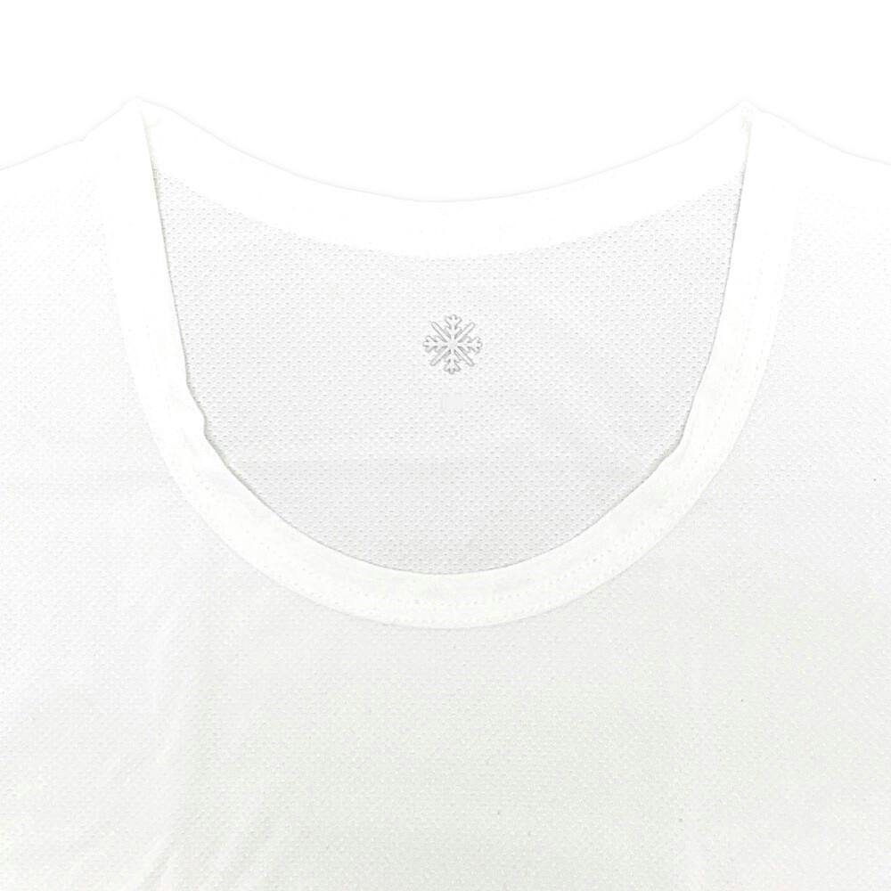 紳士 ひんやりインナーTシャツ 丸首 L ホワイト | 作業着・作業服